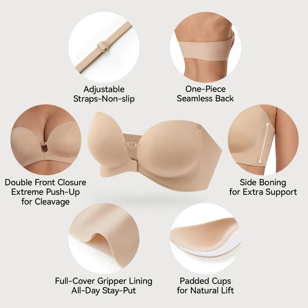 Saint Vanta Strapless Bra
