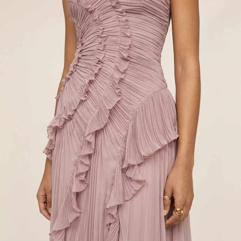 Saint Vanta Chiffon Dress