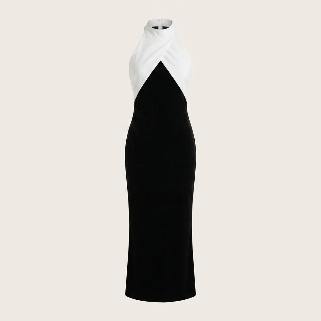 Saint Vanta Zebra Dress