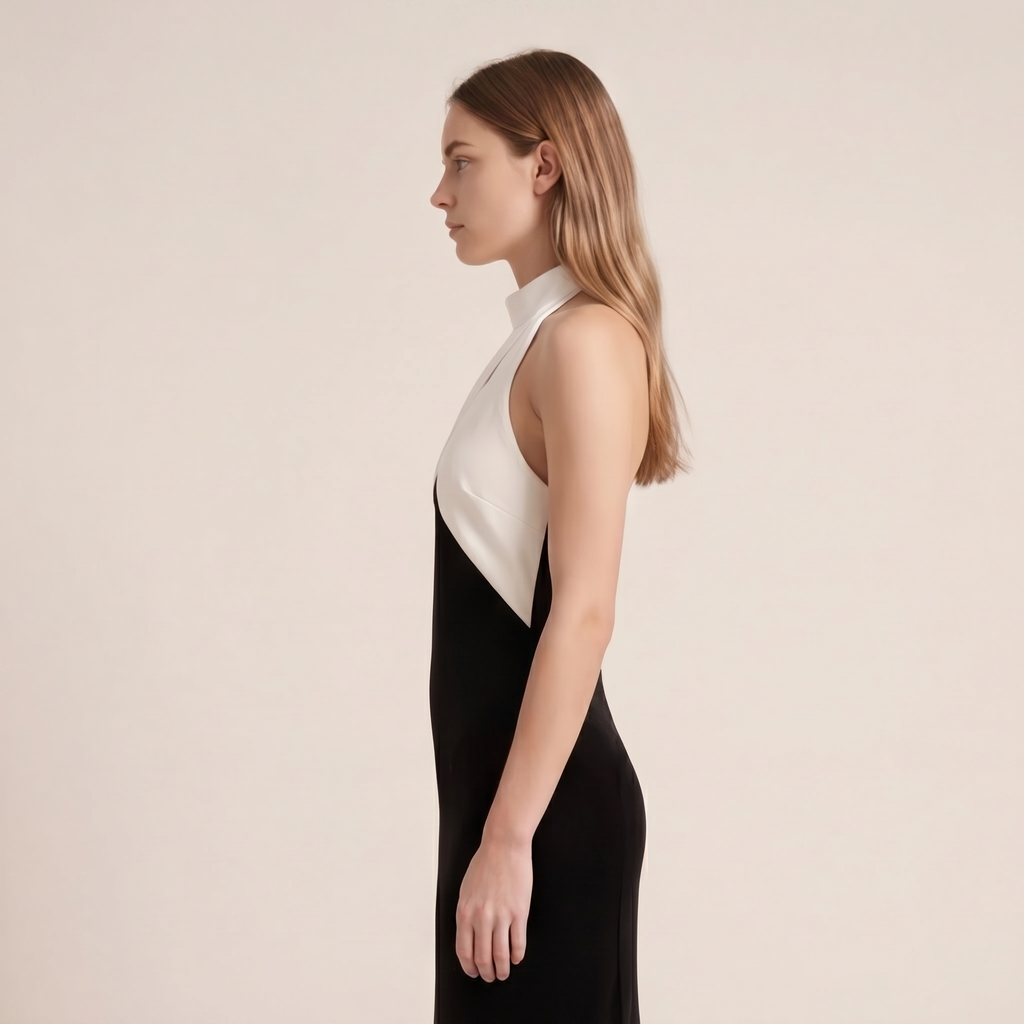 Saint Vanta Zebra Dress