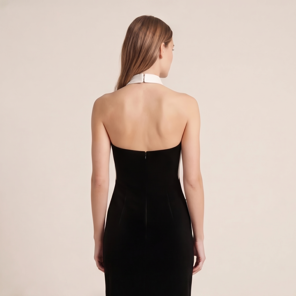 Saint Vanta Zebra Dress