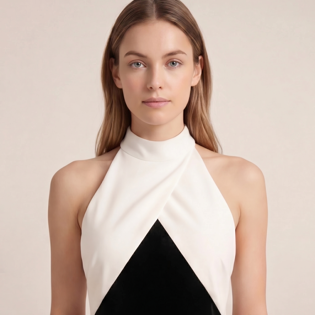 Saint Vanta Zebra Dress